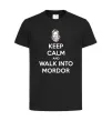 Детская футболка Keep calm and walk into Mordor Черный Детская футболка Keep calm and walk into Mordor Черный фото