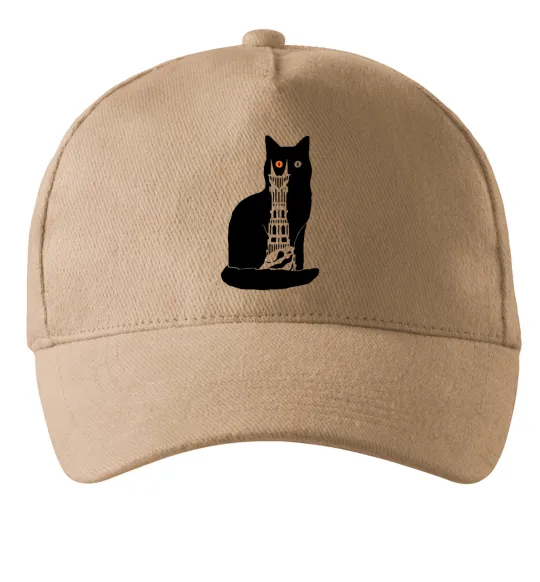 Кепка Кот Мордора Песочный фото