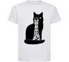 Дитяча футболка Кот Мордора Білий Дитяча футболка Кот Мордора Білий фото