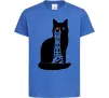 Дитяча футболка Кот Мордора Яскраво-синій Дитяча футболка Кот Мордора Яскраво-синій фото