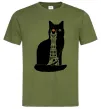 Чоловіча футболка Кот Мордора Оливковий Чоловіча футболка Кот Мордора Оливковий фото