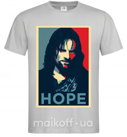 Чоловіча футболка Hope Aragorn Сірий фото