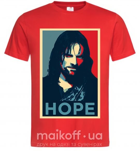 Мужская футболка Hope Aragorn Красный фото