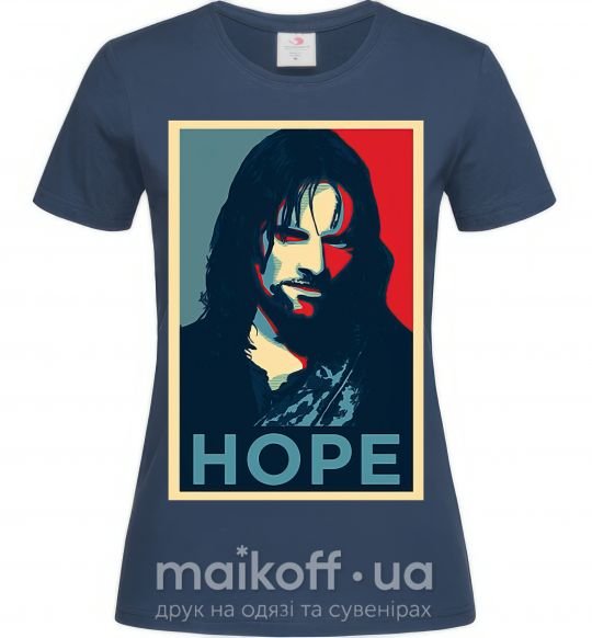 Жіноча футболка Hope Aragorn Темно-синій фото