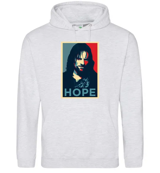 Мужская толстовка (худи) Hope Aragorn Серый меланж фото