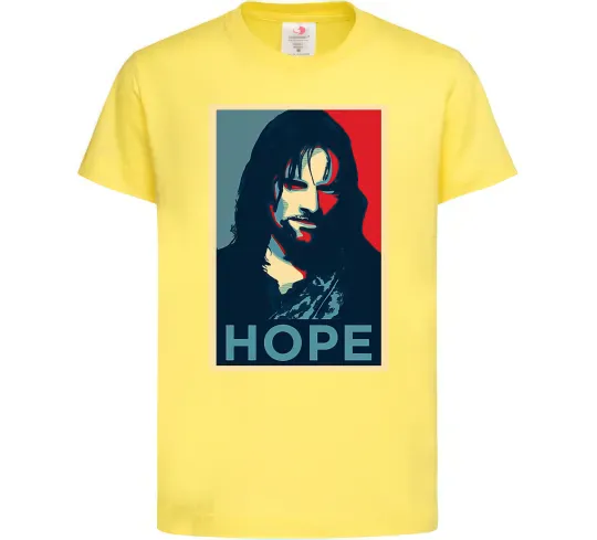 Детская футболка Hope Aragorn Лимонный фото