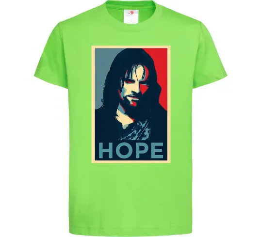 Детская футболка Hope Aragorn Лаймовый фото