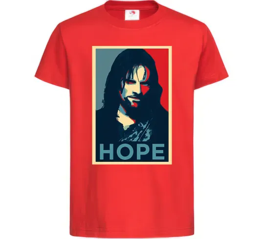 Детская футболка Hope Aragorn Красный фото