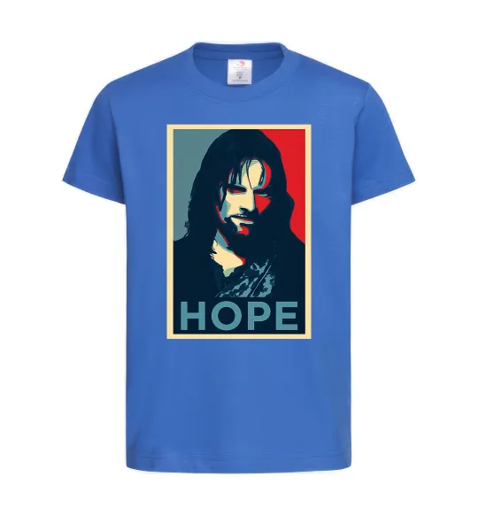 Детская футболка Hope Aragorn Ярко-синий фото