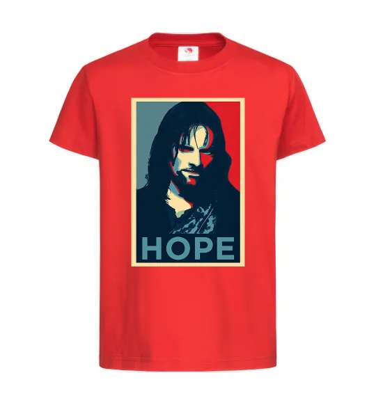 Детская футболка Hope Aragorn Красный фото