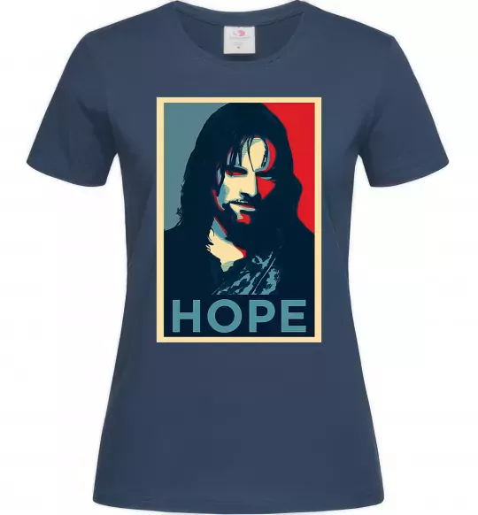Жіноча футболка Hope Aragorn Темно-синій фото