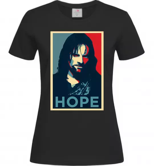 Жіноча футболка Hope Aragorn Чорний фото