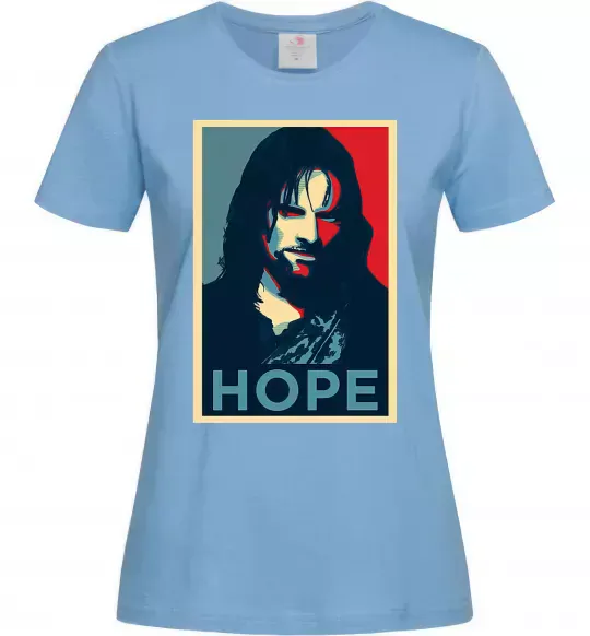 Жіноча футболка Hope Aragorn Блакитний фото