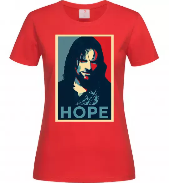 Жіноча футболка Hope Aragorn Червоний фото