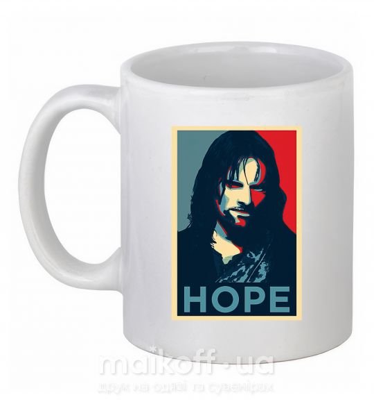 Чашка керамическая Hope Aragorn Белый фото