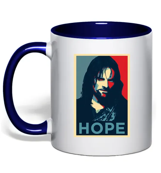 Чашка с цветной ручкой Hope Aragorn Глубокий темно-синий фото
