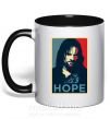 Чашка з кольоровою ручкою Hope Aragorn Чорний фото