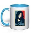 Чашка з кольоровою ручкою Hope Aragorn Блакитний фото
