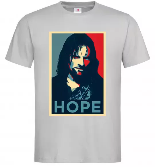 Чоловіча футболка Hope Aragorn Сірий фото