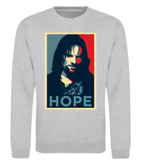 Свитшот Hope Aragorn Серый меланж фото
