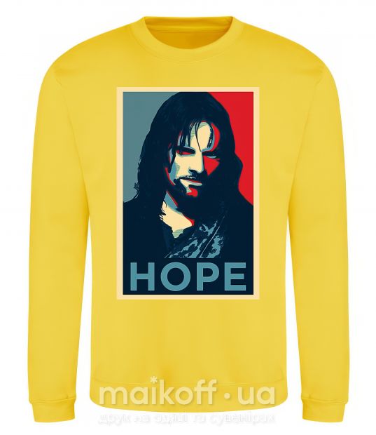 Свитшот Hope Aragorn Солнечно желтый фото