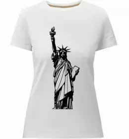 Женская премиум футболка New York New York Черный фото