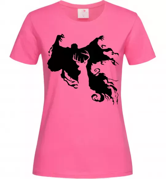 Жіноча футболка Дементор Яскраво-рожевий фото