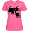 Жіноча футболка Дементор Яскраво-рожевий фото