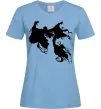 Жіноча футболка Дементор Блакитний фото