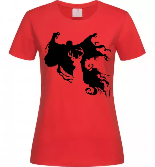 Жіноча футболка Дементор Червоний фото