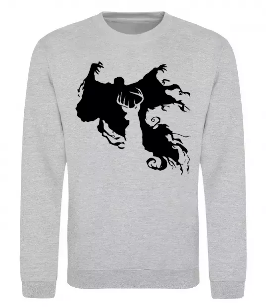 Свитшот Дементор Серый меланж фото