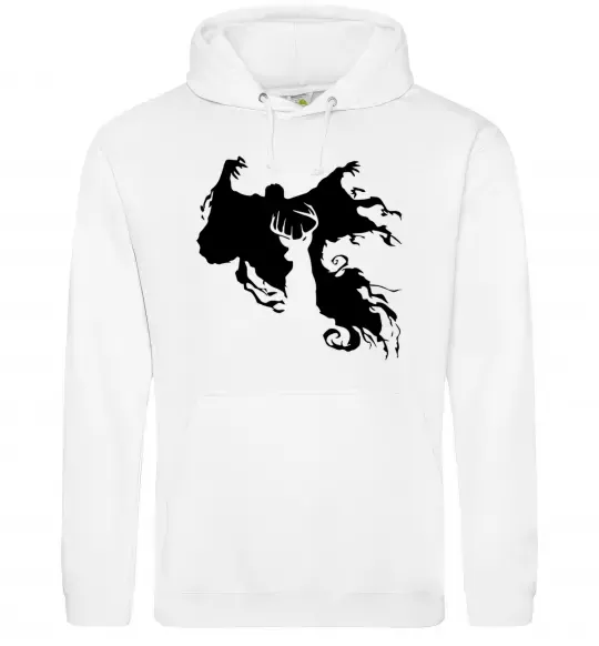 Чоловіча толстовка (худі) Дементор Білий фото