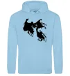 Чоловіча толстовка (худі) Дементор Блакитний фото