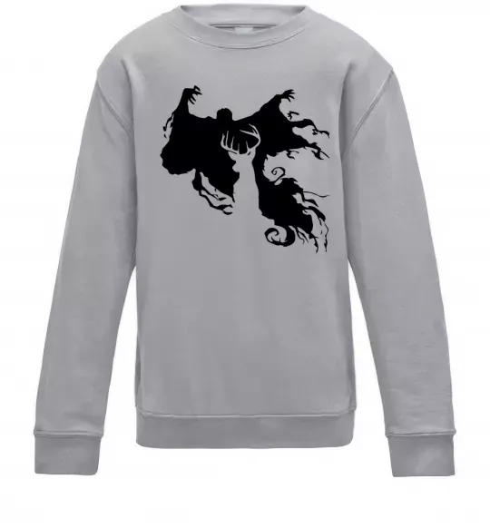 Детский Свитшот Дементор Серый меланж фото
