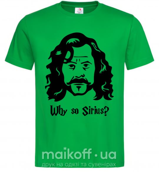 Мужская футболка Why so Sirius Зеленый фото