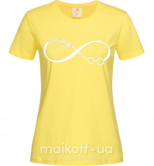 Женская футболка Potter always Лимонный фото