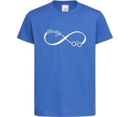 Детская футболка Potter always Ярко-синий фото