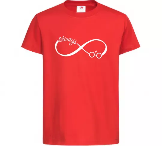 Детская футболка Potter always Красный фото