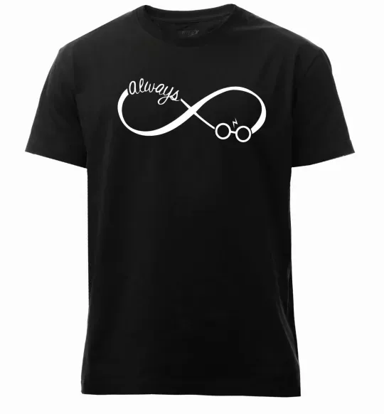 Чоловіча преміум футболка Potter always Чорний фото