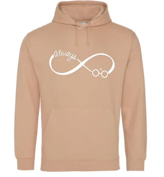 Чоловіча толстовка (худі) Potter always Пісочний фото