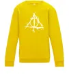 Дитячий світшот Deathly Hallows symbol Сонячно жовтий фото