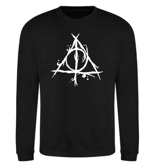 Свитшот Deathly Hallows symbol Черный фото