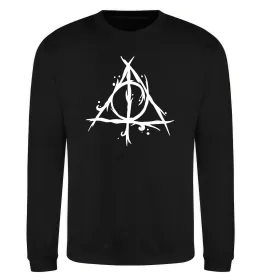 Свитшот Deathly Hallows symbol Черный фото