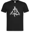 Мужская футболка Deathly Hallows symbol Черный фото
