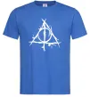 Мужская футболка Deathly Hallows symbol Ярко-синий фото