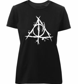 Жіноча преміум футболка Deathly Hallows symbol