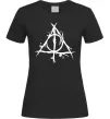 Женская футболка Deathly Hallows symbol Черный фото