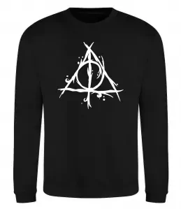 Свитшот Deathly Hallows symbol Черный фото