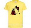 Детская футболка Смертельні реліквії з квітами Лимонный фото