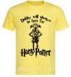 Чоловіча футболка Dobby will always be here for HP Лимонний фото
